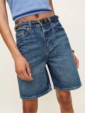 Reformation Hale High Rise 8” Shorts